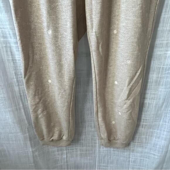 Tea & Rose Women’s Tan Sweatpants With Polka Dots Size 1X - Picture 3 of 11